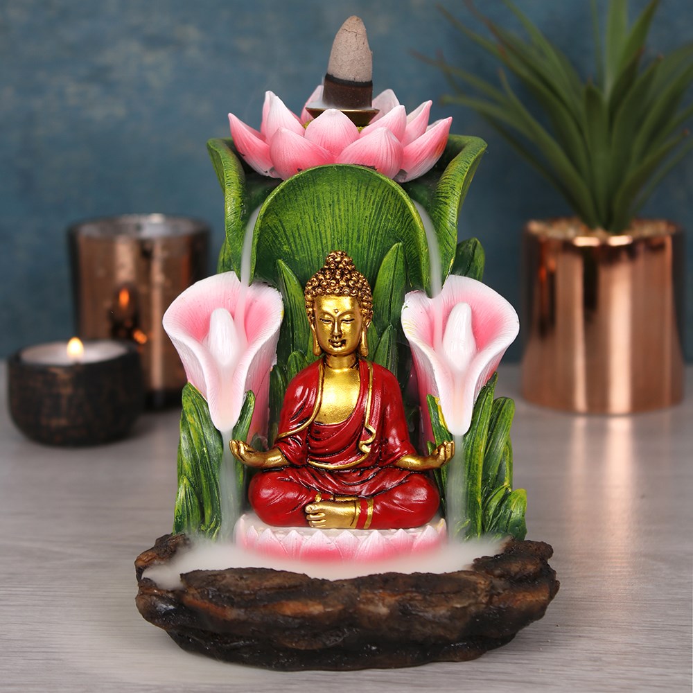 Colourful Buddha Backflow Burner