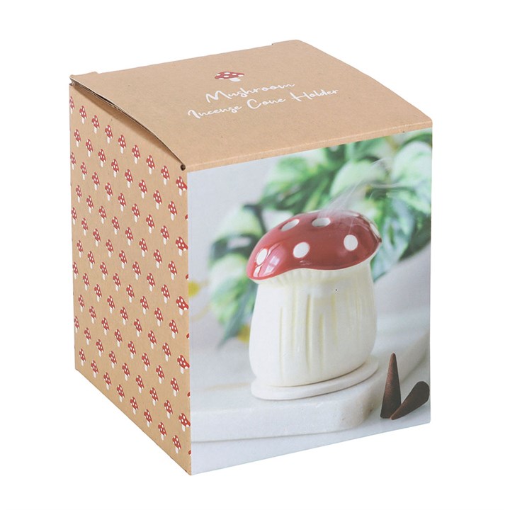 Toadstool Incense Cone Holder