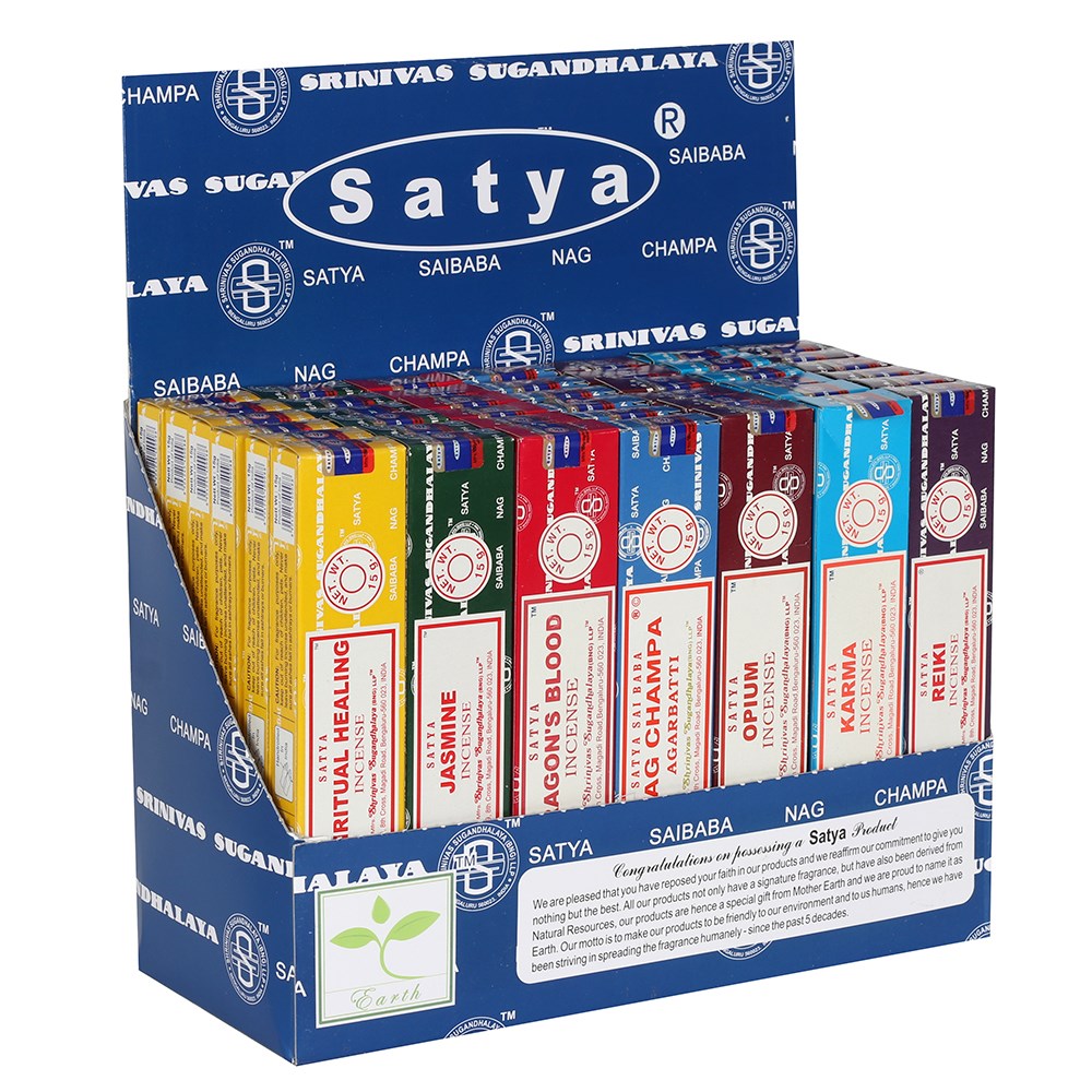 Nag Champa by Satya Incense Sticks Assorted Fragrances Selection 1