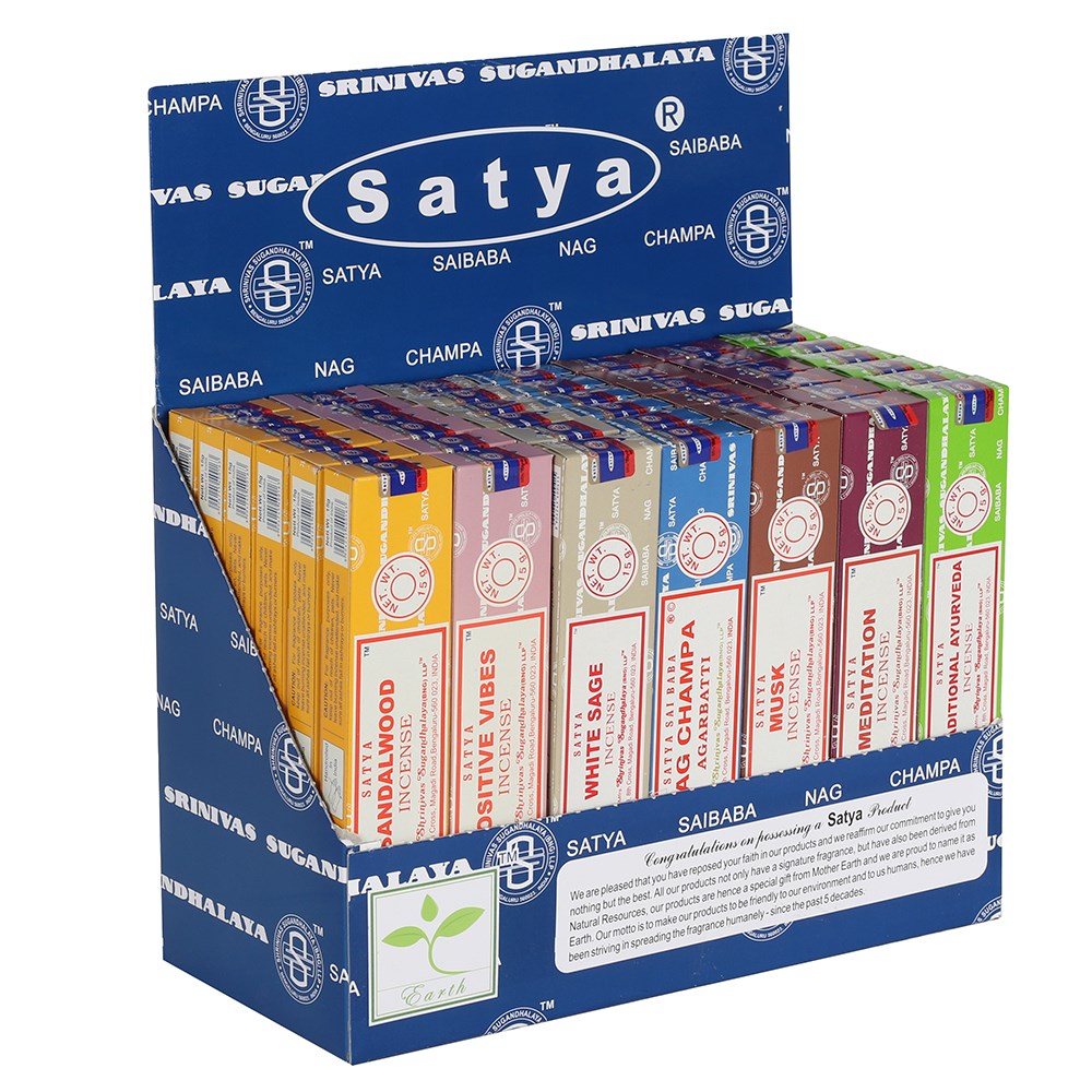 Nag Champa by Satya Incense Sticks Assorted Fragrances Selection 2