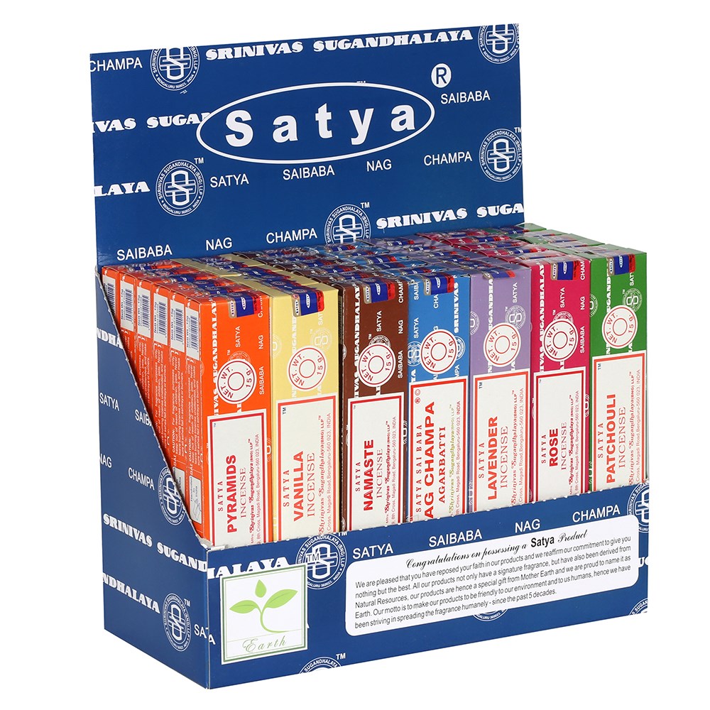 Nag Champa by Satya Incense Sticks Assorted Fragrances Selection 3