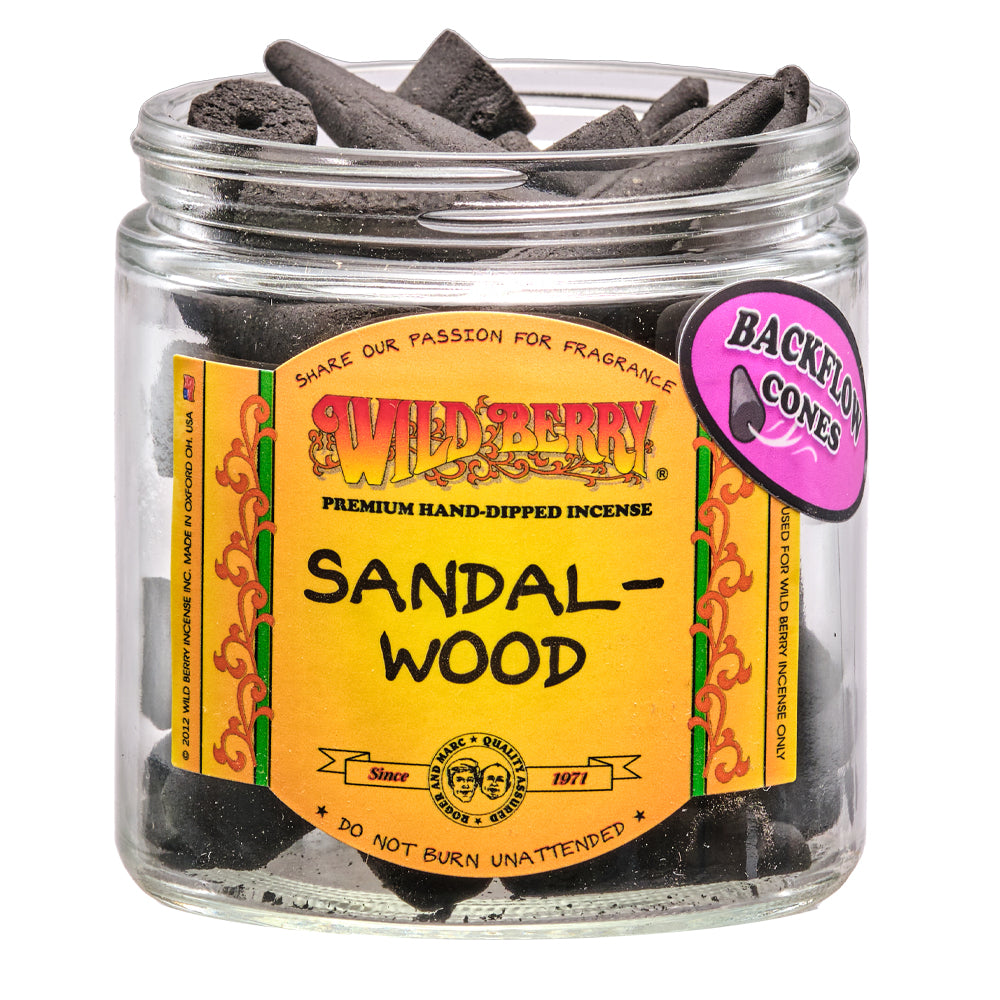 Wild Berry Back Flow Cones Sandalwood