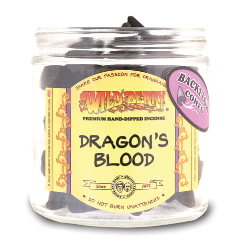 Wild Berry Back Flow Cones Dragon's Blood