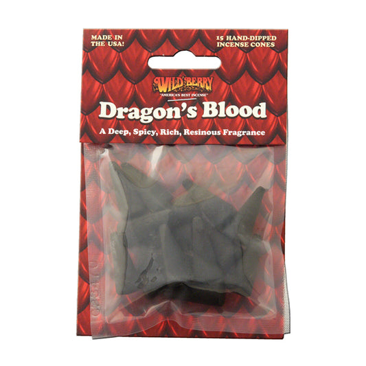 Wild Berry Packet Incense Cones Dragon's Blood