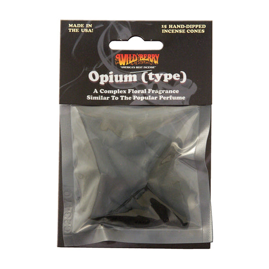 Wild Berry Packet Incense Cones Opium (type)