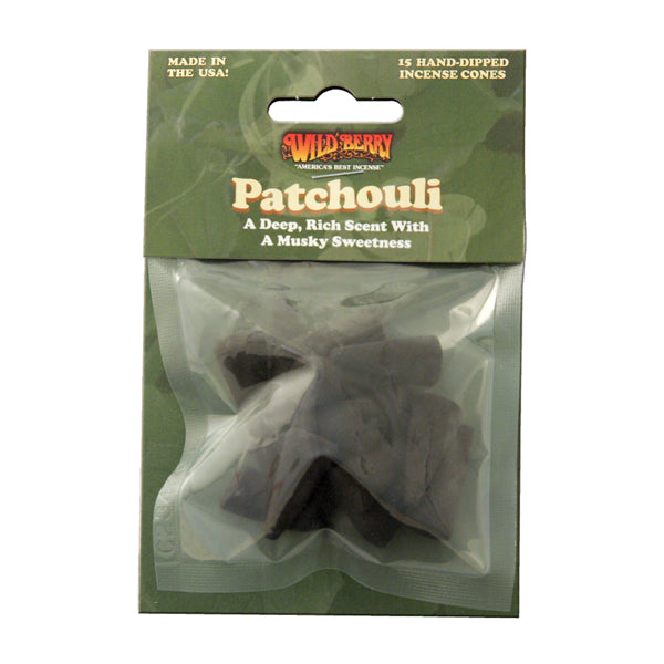 Wild Berry Packet Incense Cones Patchouli