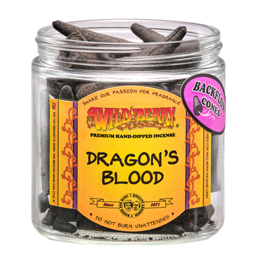 Wild Berry Back Flow Cones Dragon's Blood