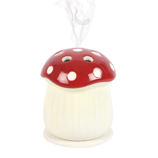 Toadstool Incense Cone Holder