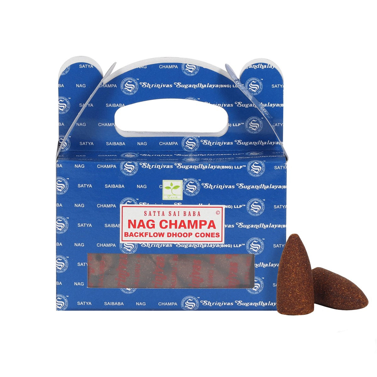 Nag Champa Dhoop Backflow Cones (Pack 24)