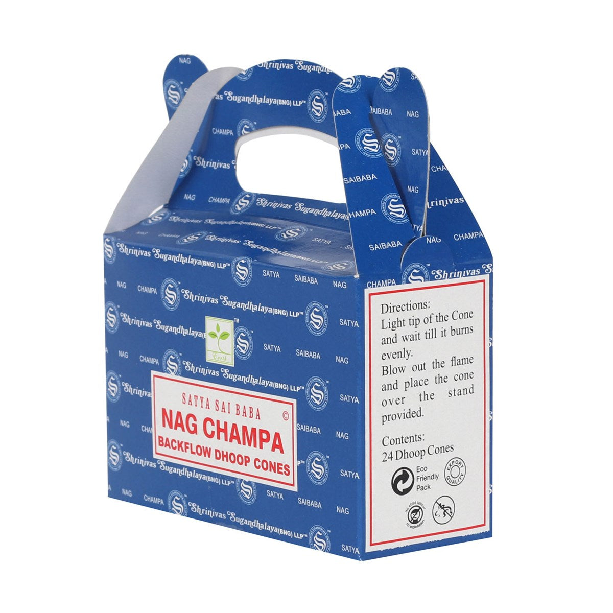 Nag Champa Dhoop Backflow Cones (Pack 24)