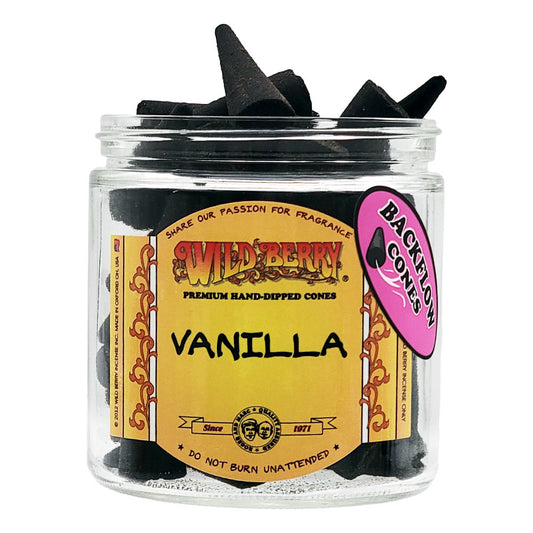Wild Berry Back Flow Cones Vanilla