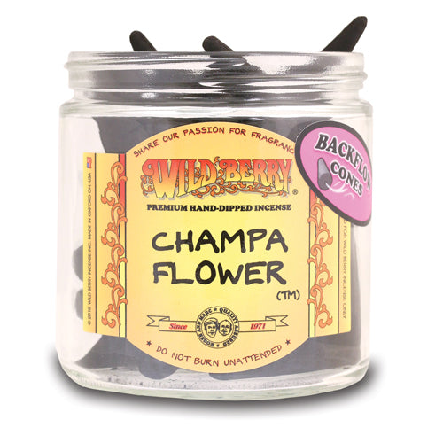Wild Berry Back Flow Cones Champa Flower