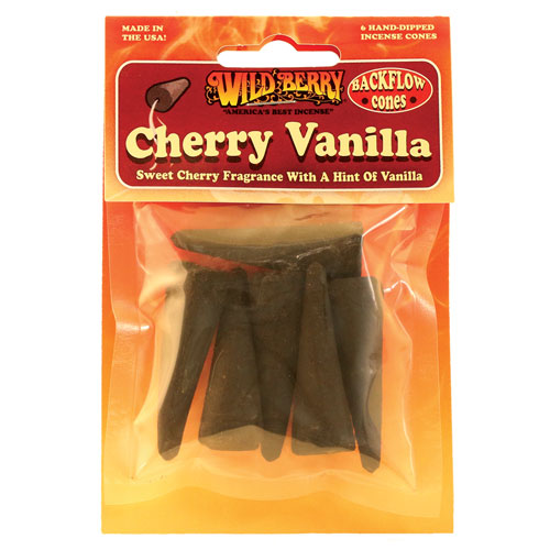Wild Berry Packet Back Flow Cones Cherry Vanilla