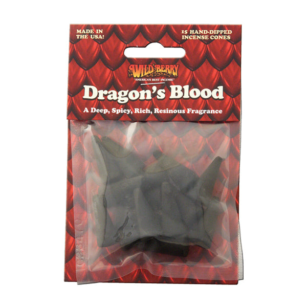 Wild Berry Packet Incense Cones Dragon's Blood