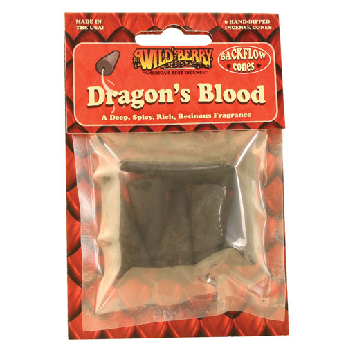 Wild Berry Packet Back Flow Cones Dragon's Blood