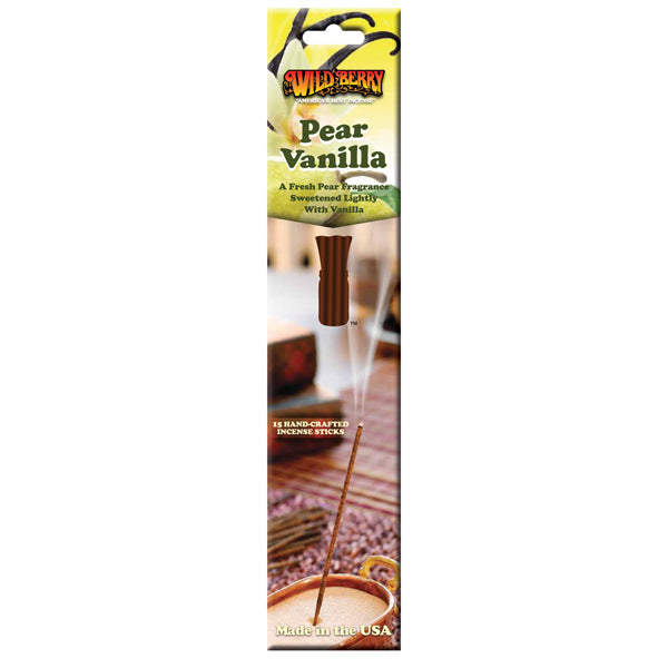 Wild Berry Packet Incense Sticks Pear Vanilla