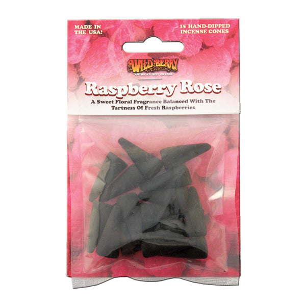 Wild Berry Packet Incense Cones Raspberry Rose