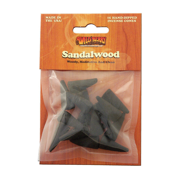 Wild Berry Packet Incense Cones Sandalwood